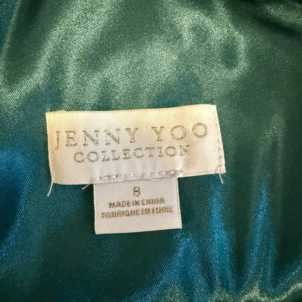 Jenny Yoo Logan Bridesmaid Dress Green Size 8 - Picture 11 of 13